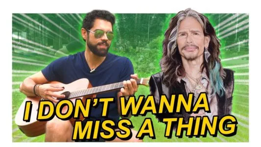 No Cante Direito desta semana você vai aprender a canção I don't wanna miss a thing do Aerosmith.